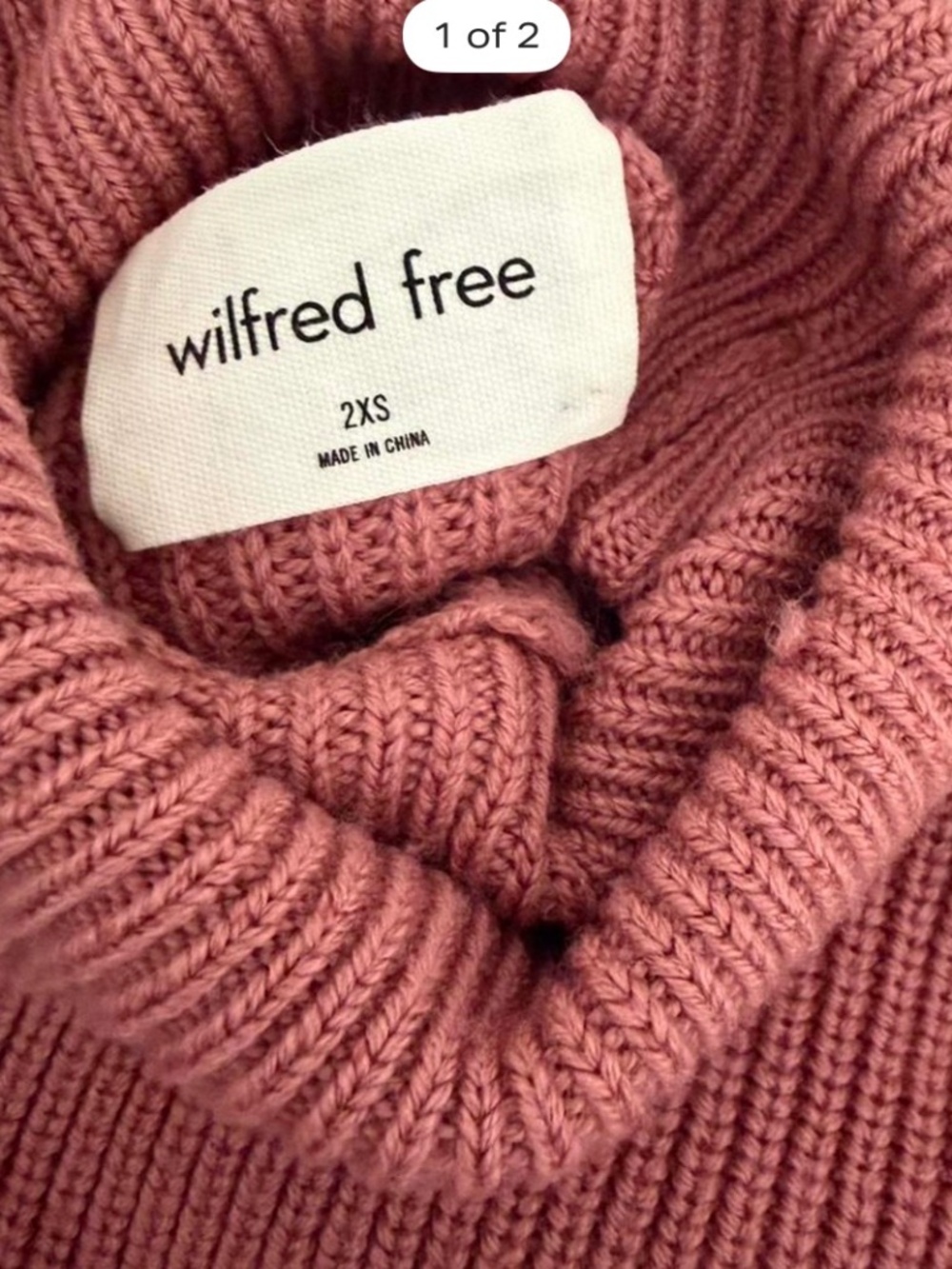 Turtleneck sweater, Wilfred!